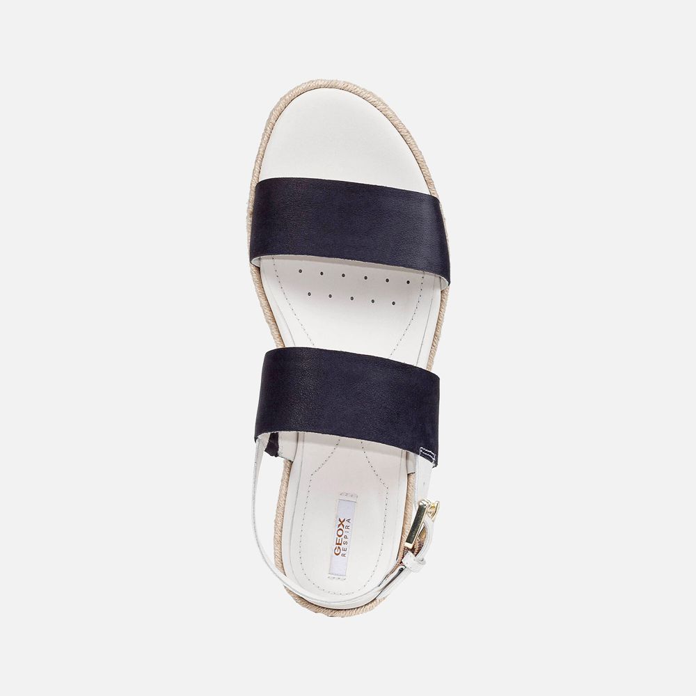 Sandalias Geox Senhora Azuis/Branco - Kolleen - SAHCU6705